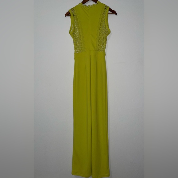 Fashion Nova Talk About An Upgrade Jumpsuit lace with grommets Style# JP7351 NWT - Picture 8 of 13